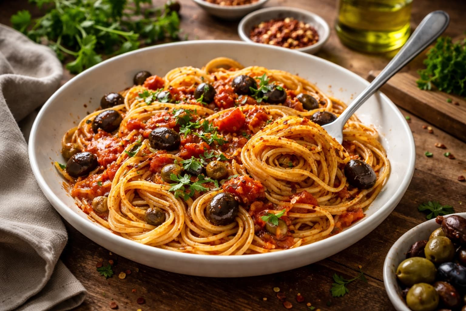 Spaghetti alla Puttanesca